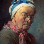 Chardin Pastel Selfportrait