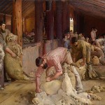 Tom Roberts - Shearing the rams