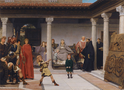 Alma-Alma-Tadema_The_Education_of_the_Children_of_Clovis
