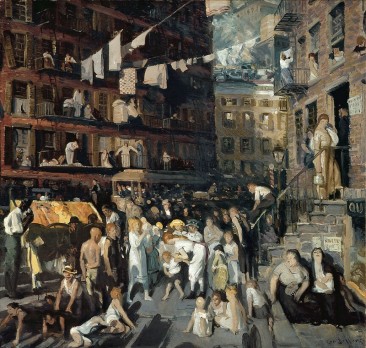 THE GRITTY VIEWS OF URBAN LIFE IN NEW YORK CITY THROUGH THE EYES OF GEORGE BELLOWS, AMERICAN REALIST PAINTER