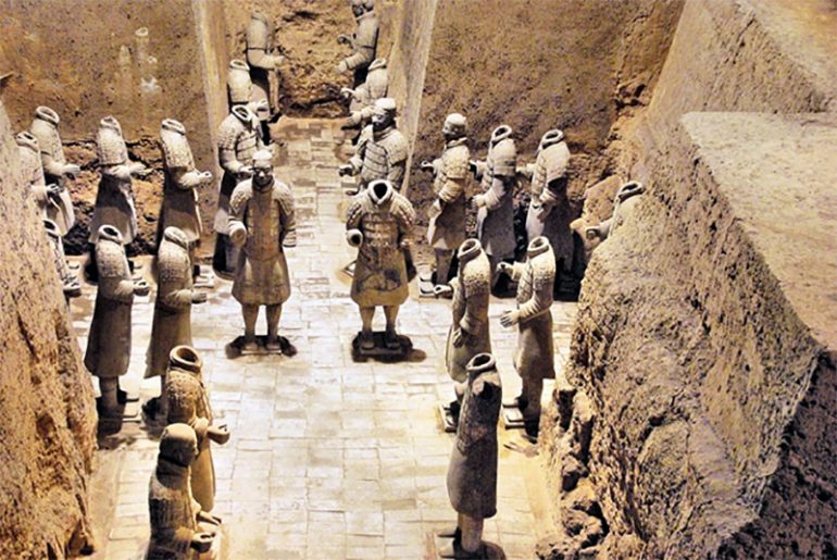 EXPERTS SAY ANCIENT GREEKS HELPED DESIGN THE TERRACOTTA ARMY OF CHINA