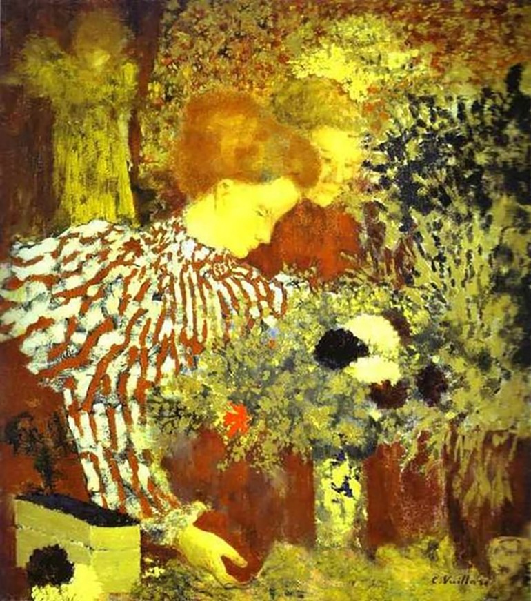 THE HUMOR, DELICACY AND INTRICATE PATTERNS OF LES NABIS PAINTER ÉDOUARD VUILLARD