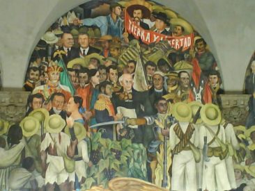DIEGO RIVERA, FAMOUS MEXICAN ARTIST WHO CONTRIBUTED SIGNIFICANTLY TO MEXICAN MURAL MOVEMENT