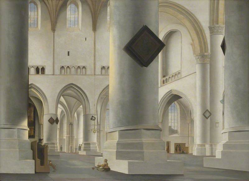 Saenredam, Pieter Jansz.; The Interior of the Grote Kerk at Haarlem; The National Gallery, London; http://www.artuk.org/artworks/the-interior-of-the-grote-kerk-at-haarlem-115666