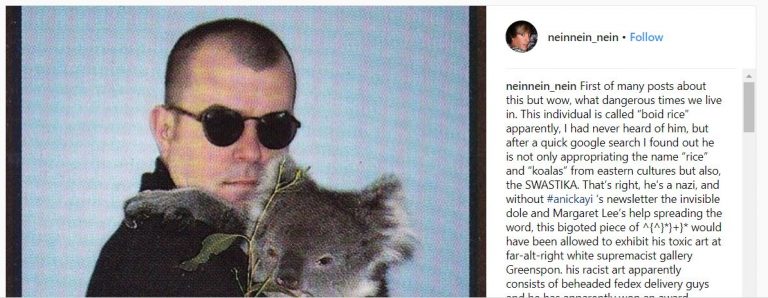 BOYD RICE CENSORED BY RADICALS, NEW YORK ARTISTS SPLIT ON THE ISSUE