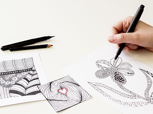 Art Zentangle Pen Drawing Ink - Free photo on Pixabay - Pixabay